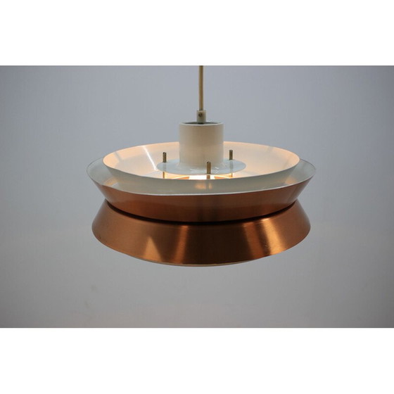 Image 1 of Vintage metalen hanglamp, Denemarken 1970