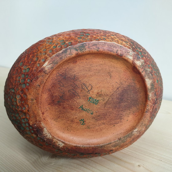 Image 1 of Set Vintage Oosterijkse 'Gothische" Keramische Amfora's Vazen 