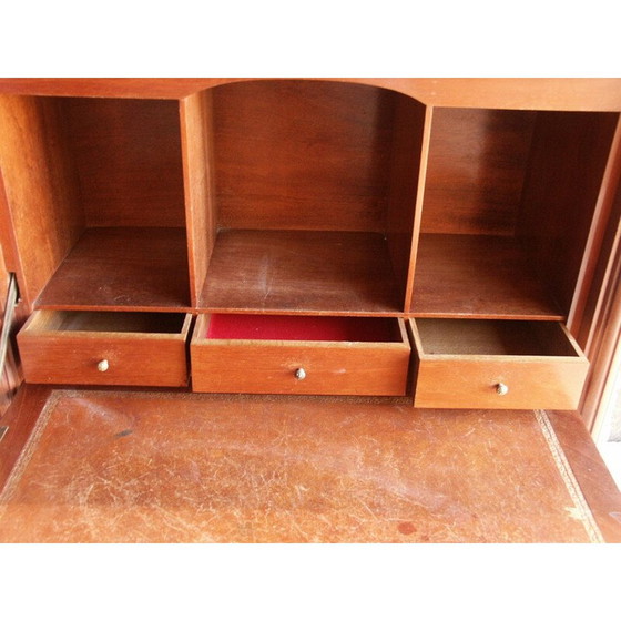 Image 1 of Vintage massief houten bureau, Engeland