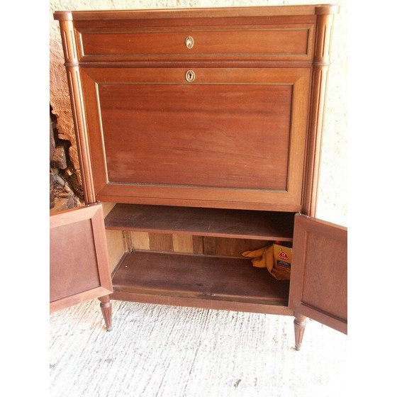 Image 1 of Vintage massief houten bureau, Engeland