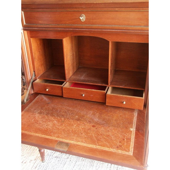 Image 1 of Vintage massief houten bureau, Engeland