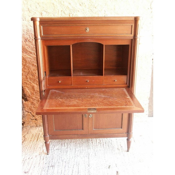 Image 1 of Vintage massief houten bureau, Engeland