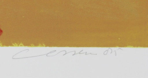 Henk van Vessem - Duinen – lithos zeefdrukken, Abstract (photo 2 of 5)