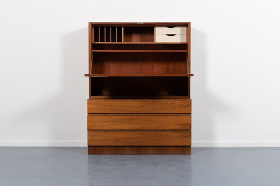 Image 1 of Vintage Deens Modern kabinet/ secretaire uit 1960