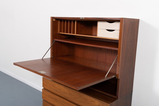 Image 1 of Vintage Deens Modern kabinet/ secretaire uit 1960