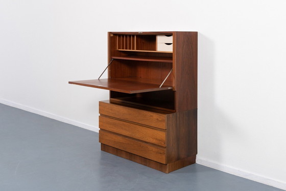 Image 1 of Vintage Deens Modern kabinet/ secretaire uit 1960