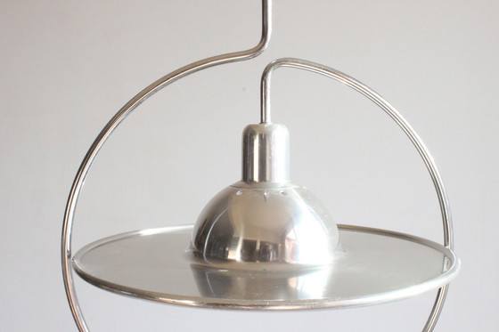 Image 1 of Saturnusring hanglamp uit het ruimtetijdperk, 1970