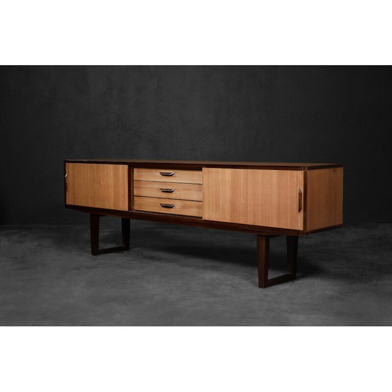 Image 1 of Vintage dressoir in exotisch hout, Denemarken 1970