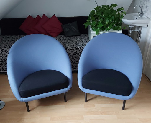 2x Artifort Fauteuil Van Theo Ruth