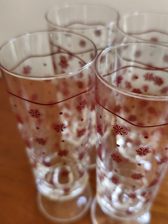 Image 1 of 4x Vintage Borrelglazen Wijnglazen Champagne Glazen