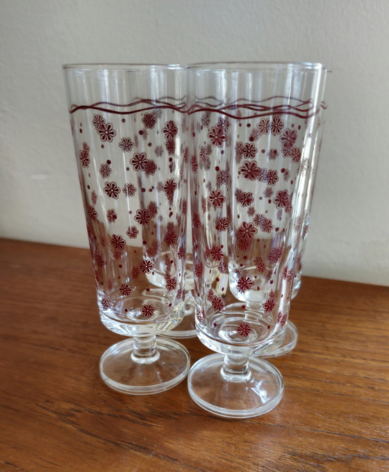 Image 1 of 4x Vintage Borrelglazen Wijnglazen Champagne Glazen