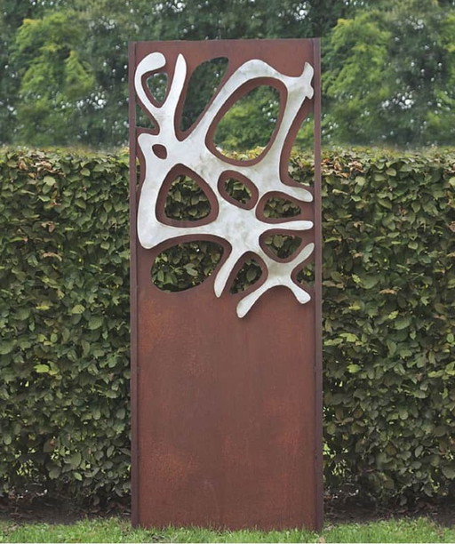 Steel Garden Wall - "Pond 1" 