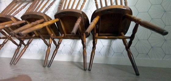 Image 1 of Set van 4 vintage stoelen gesigneerd Baumann