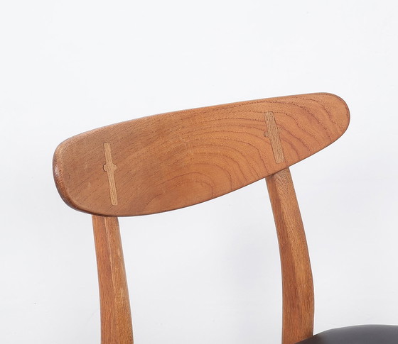 Image 1 of Hans Wegner Stoelen Ch30 Voor Carl Hansen & Son