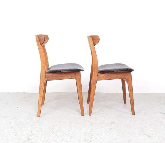 Image 1 of Hans Wegner Stoelen Ch30 Voor Carl Hansen & Son