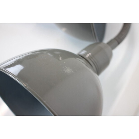 Image 1 of Paar vintage metalen wandlampen voor Elektroinstala Děčín, Tsjecho-Slowakije 1950