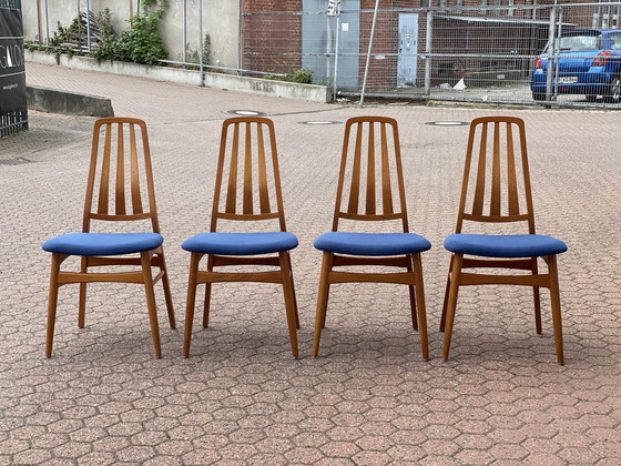 Image 1 of 4x Teakhouten stoelen van Vamdrup Stølefabrik