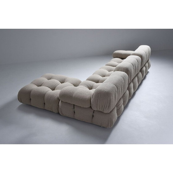 Image 1 of Vintage Camaleonda sofa in krullende wol van Mario Bellini voor B & B Italia, 1970
