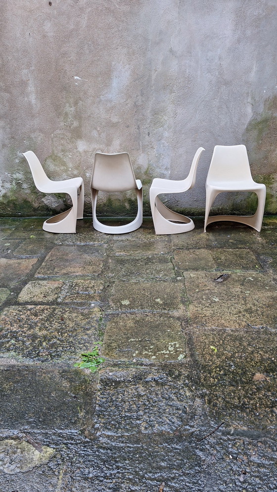 Image 1 of Set van 4 plastic stoelen van Steen Ostergaard voor Cado