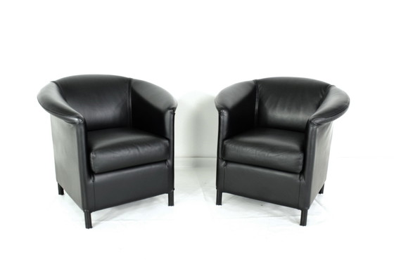 Image 1 of Als nieuw! Wittmann "Aura" Lounge Stoel / Fauteuil, Paolo Piva, Nappa leer, LP. 3939,- Euro, 1 van 2