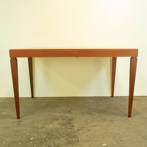 Uitschuifbare eettafel, teak, 1960