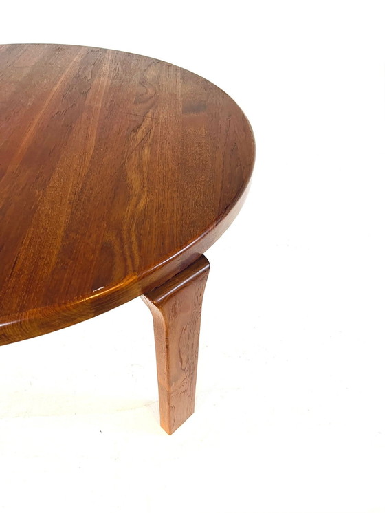 Image 1 of Teakhouten Salontafel  ‘70
