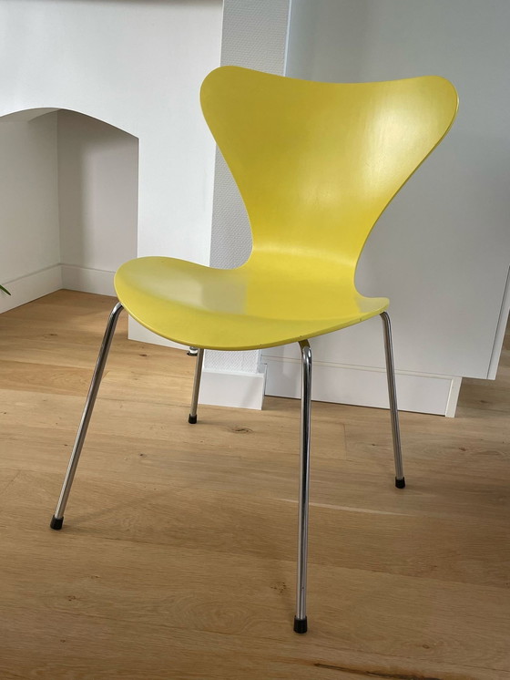 Image 1 of 4x Fritz Hansen Vlinderstoelen Origineel