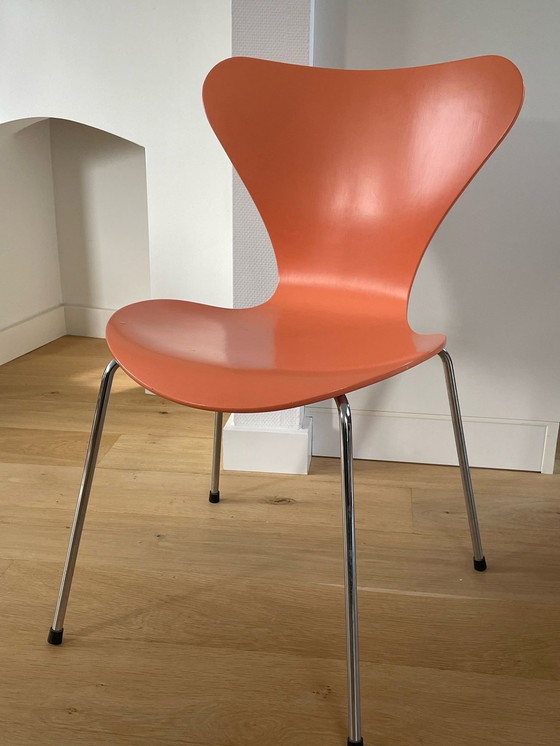 Image 1 of 4x Fritz Hansen Vlinderstoelen Origineel