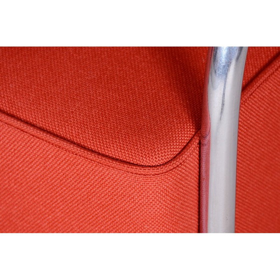 Image 1 of Paar vintage Bauhaus fauteuils in stalen buizen van Mücke Melder, Tsjecho-Slowakije 1930