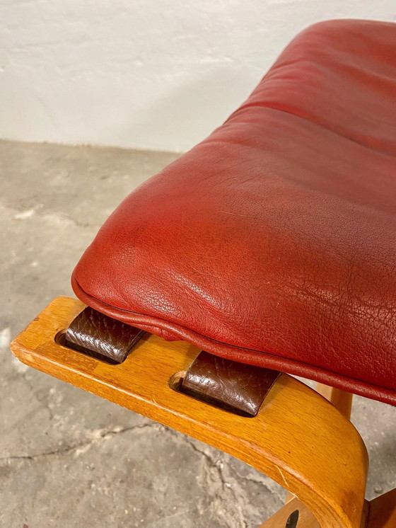 Image 1 of VINTAGE MID CENTURY SCANDINAVISCHE LOUNGE STOEL DOOR ODDVIN RYKKEN 1960,s