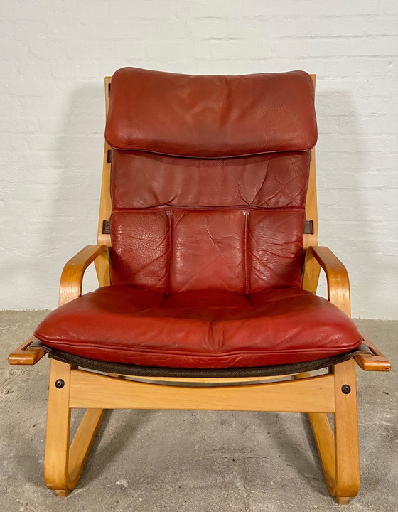 Image 1 of VINTAGE MID CENTURY SCANDINAVISCHE LOUNGE STOEL DOOR ODDVIN RYKKEN 1960,s