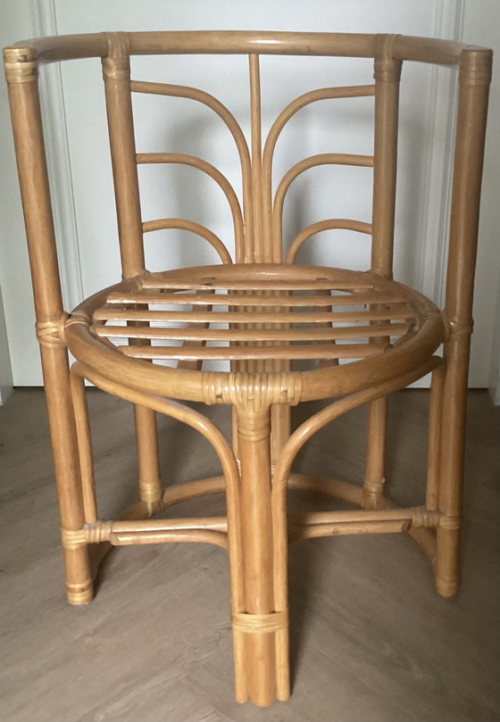 Image 1 of Vintage Bamboo Tiki set Honeymoon set Bistro set