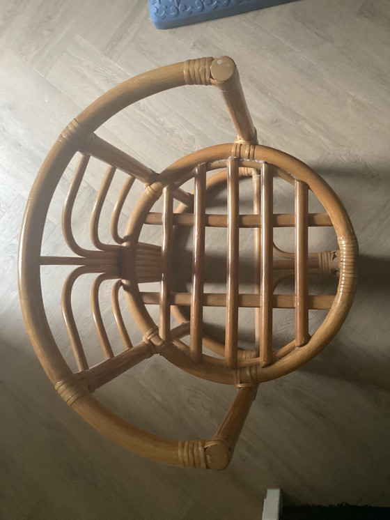 Image 1 of Vintage Bamboo Tiki set Honeymoon set Bistro set