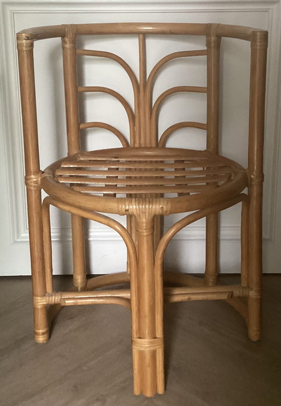 Image 1 of Vintage Bamboo Tiki set Honeymoon set Bistro set