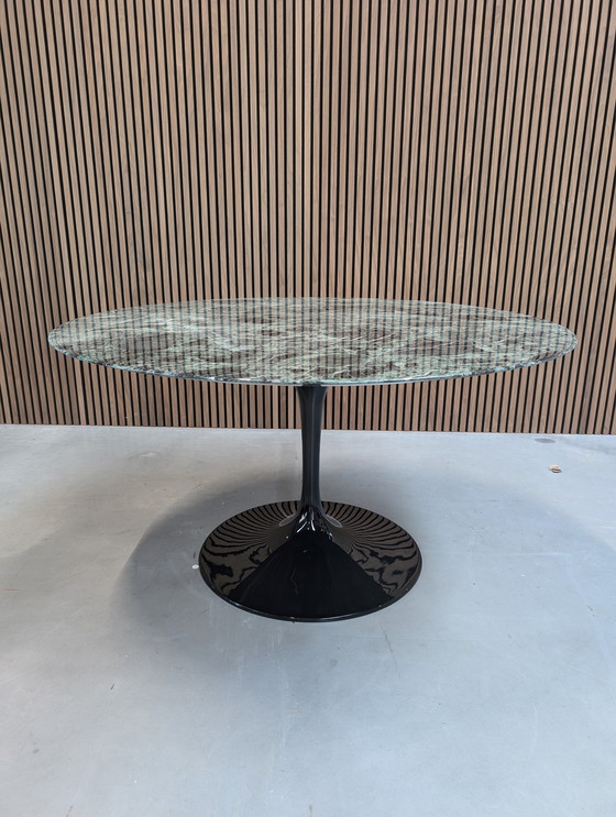 Image 1 of Knoll Saarinen Table 137Cm Rond Alpi Verde