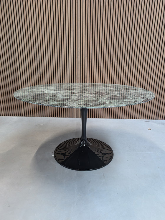 Image 1 of Knoll Saarinen Table 137Cm Rond Alpi Verde