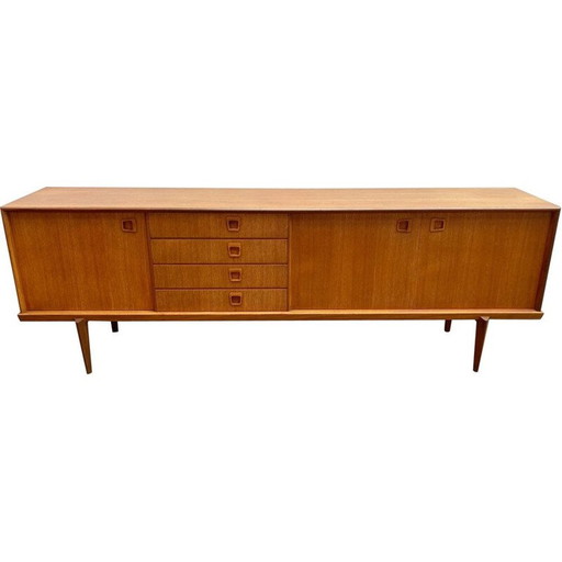 Vintage teakhouten dressoir van Oswald Vermaercke, België 1960