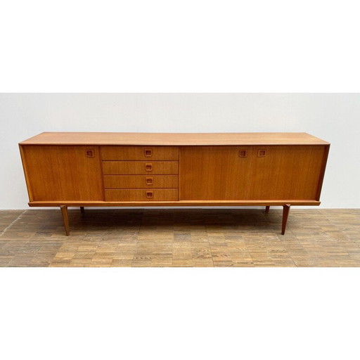 Vintage teakhouten dressoir van Oswald Vermaercke, België 1960
