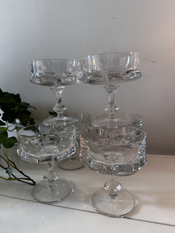 Image 1 of Kristallen Vintage Coupe Champagne Glazen