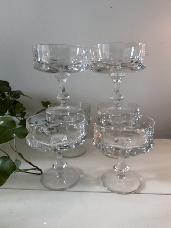 Image 1 of Kristallen Vintage Coupe Champagne Glazen