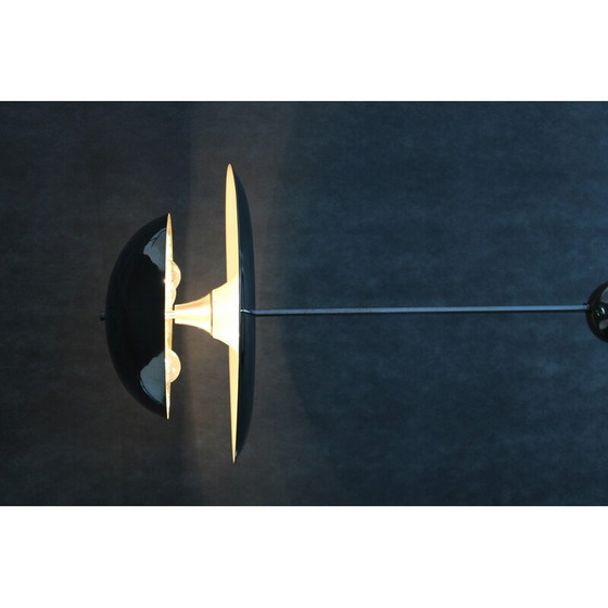 Image 1 of Vintage Bauhaus kroonluchter in chroomstaal voor Anyz, Tsjecho-Slowakije 1930