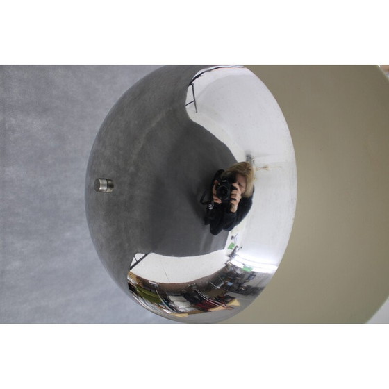 Image 1 of Vintage Bauhaus kroonluchter in chroomstaal voor Anyz, Tsjecho-Slowakije 1930