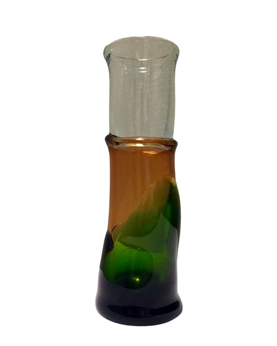 Image 1 of Skrdlovice Glasblazerij vaas model nr. 7212