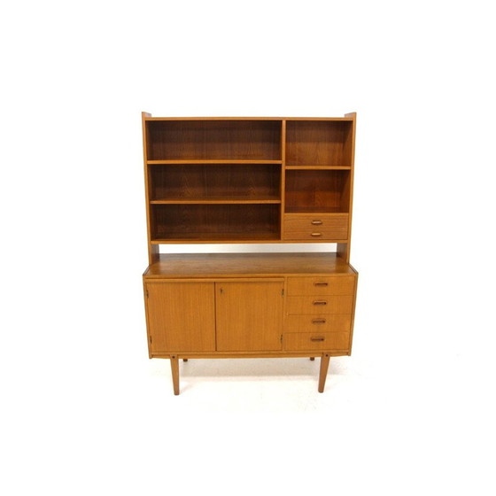 Image 1 of Scandinavische vintage teakhouten boekenkast, Zweden 1960