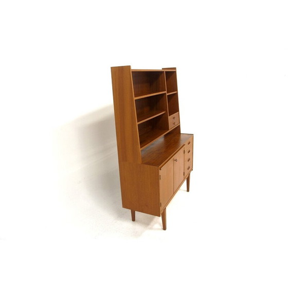 Image 1 of Scandinavische vintage teakhouten boekenkast, Zweden 1960