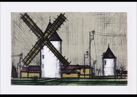 Image 1 of Bernard Buffet, “Sujets 1967” Openingspromotie! Kleuren Lithografie.