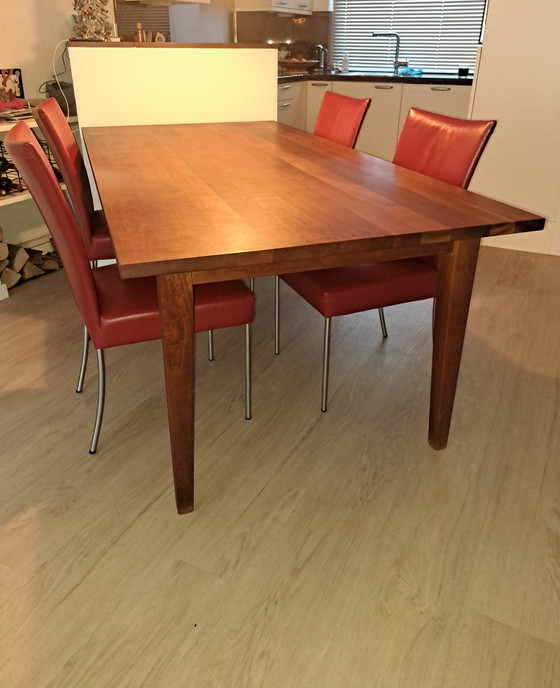 Image 1 of Eettafel Met 4 Stoelen. Ook Los Van Elkaar Te Koop.