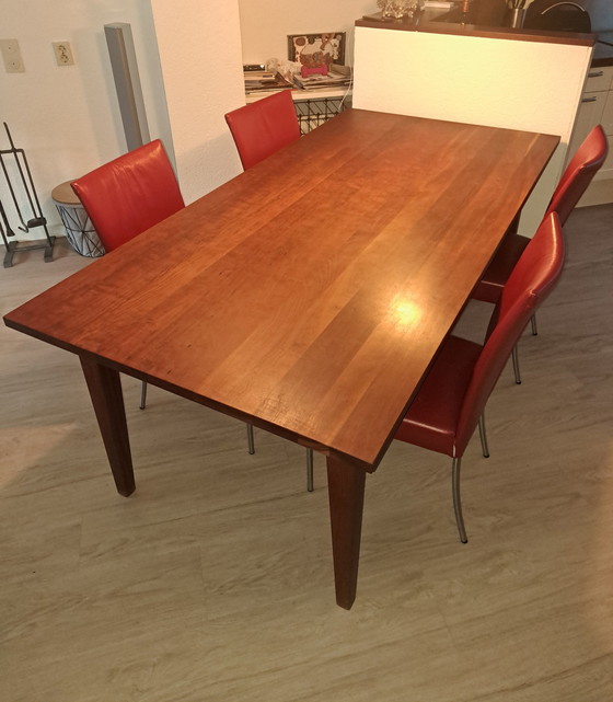 Image 1 of Eettafel Met 4 Stoelen. Ook Los Van Elkaar Te Koop.