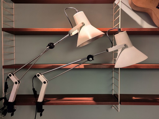 2X Vintage Ikea Architectenlamp 