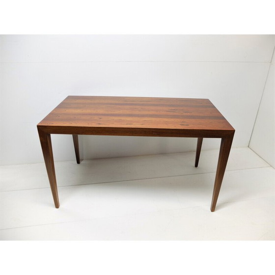 Image 1 of Vintage palissander salontafel van Severin Hansen voor Haslev Möbelfabrik, Denemarken 1960